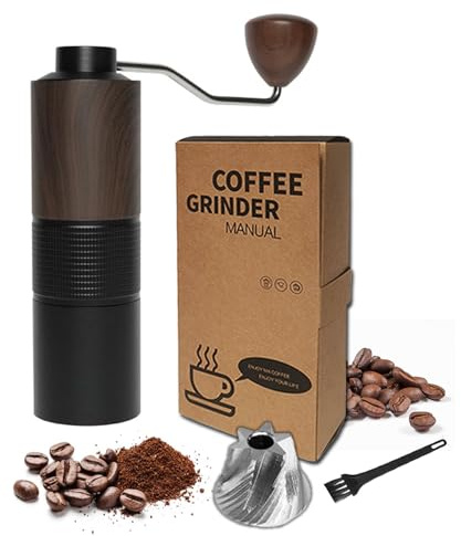 T TAKONE kaffekvarn manuell tillverkad av aluminiumlegering, espressokvarn med exakt malningsgrad – handkaffekvarn för espresso, handbrewing, mokagryta och fransk press