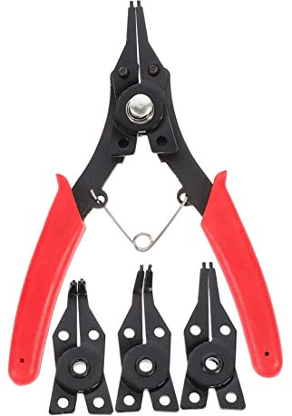 ORFOFE Alicates Para Anillos De Retención Duraderos Herramienta Mango Antideslizante Para Quitar Anillos De Presión