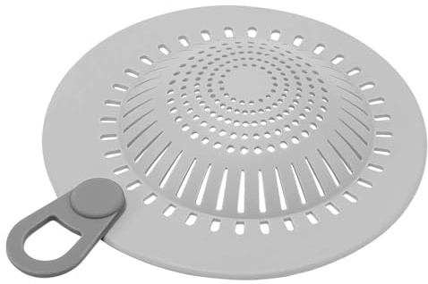 Copri Scarico Doccia in Silicone,Copertura Morbida Per Scarico Balcone | Fermapeli Lavello Cucina per Balcone Hotel e Filtro Bagno