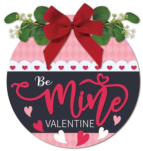 CHDITB Valentine's Day Decoration Be Mine Valentine Wall Art Door Wreath