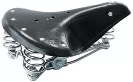 Fahrrad Sattel Retro Model Vintage Storisch Schwarz- Sattel Breit-