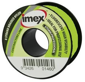 Imex 100 m 8 fläta lime stränglinje