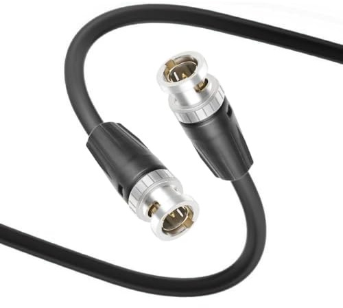Alvin's Cables BNC hane till hane 12G HD SDI koaxialkabel för 4K 1M videokamera