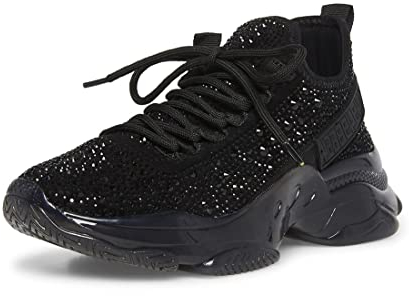Steve Madden Femme Maxima Basket, Noir, 40 EU