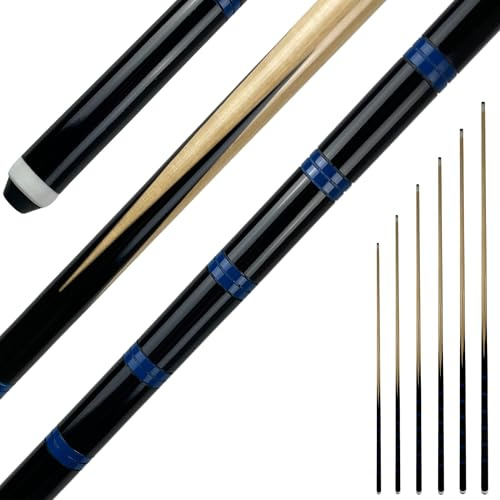 Winsport einteiliger Billard Queue ECO, robuster Pool Cue, 140 cm, 12mm Schraubleder Spitze,Kinder und Erwachsene,Billardqueue für Gastronomie und Jugendeinrichtungen