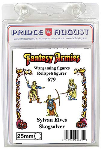 Prince August Hobby PA679 Moule de moulage 3 elfes fantaisie 25 mm