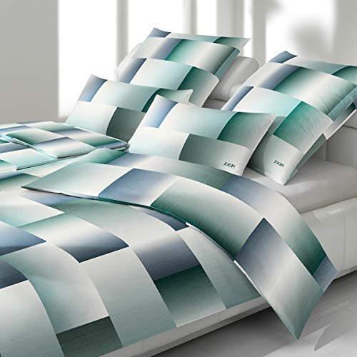 JOOP! Bettwäsche Range Silver Blue Kissenbezug einzeln 80x80 cm