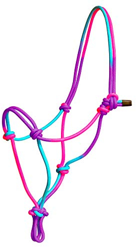 Horsenjoy Knotenhalfter Reithalfter Arbeitshalfter Rainbow (Full)