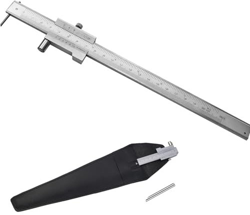 VZXZXE Pie de Rey 0-20CM calibrador Madera gramil caliper calibre vernier Calibre de precisión para Uso Profesional, Industrial, Bricolaje Doméstico