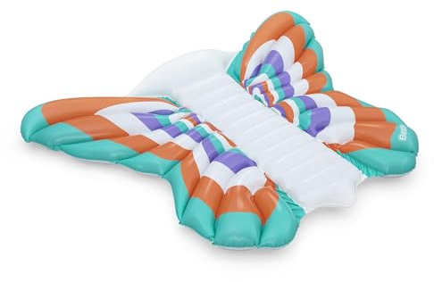 Bestway Boho Butterfly Pool Float, Inflatable Butterfly Lounger for Adults, Beach & Pool Float, Bestway Swimming Pool Inflatable