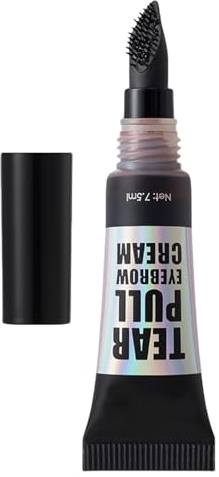 Gel para cejas Peel Off - Pomada teñida de 0,5 oz, fórmula de secado rápido, resistente al agua a prueba de manchas | Máscara de cejas de aspecto natural