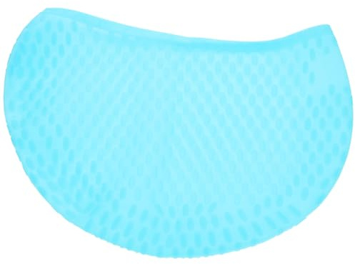 MAGICLULU Gorro de Natación de Silicona Antideslizante para Mujer y Hombre, Protección para Cabello Largo, Color Azul, Adecuado para Natación, Baño y SPA