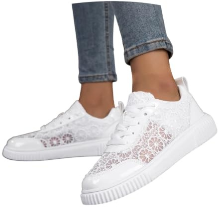 Chaussures en lin pour femme Dirndl - Chaussures de costume pour femme - Pour baskets en maille - Élégantes - Mode traditionnelle - Chaussures en tissu - Chaussures de mariage plates - Fête de la