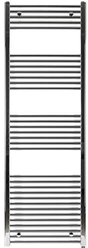 anapont Badheizkörper, Heizkörper, Chrom, gerade, hochwertig, in verschiedenen Größen erhältlich, Handtuchhalter, Handtuchtrockner (1775h x 600b)