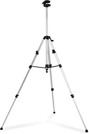 TROTEC Dreibein Universalstativ inkl. Schnellwechselplatte mit einem Standard 1/4 Anschluss