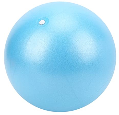 Balle de Pilates, Robuste 25 cm Antidéflagrante Balle d'exercice Yoga Fitness pour Grossesse et Séances de Renforcement Musculaire(Bleu)