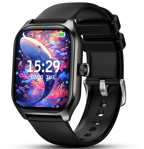 Smooce Kinder Smartwatch, Smart Watch für Kinder mit Anruf SOS Fitness Tracker Schlafmonitor Spiele Musik Kamera Wecker, Bluetooth Telefon Uhr für Jungen Mädchen Geschenke