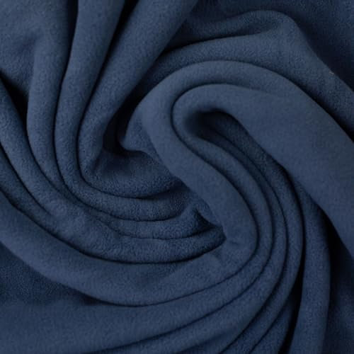 Fleece-Stoff Micro-Fleece FIONA | Antipilling | Ökotex | viele Farben | ab 50 cm (jeansblau)