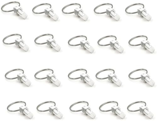 20 Sets Greenhouse Screws and Rings Greenhouse Screws Nuts to Plant Clips for Climbing Plants