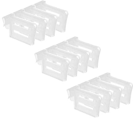 HIAKDOFT 12piezas Condimento Para Placa Divisoria Divisor De Puerta Lateral De Refrigerador Inoxidable Tablero Divisor De Refrigerador Para Organizar Snacks Bebidas y Verduras El