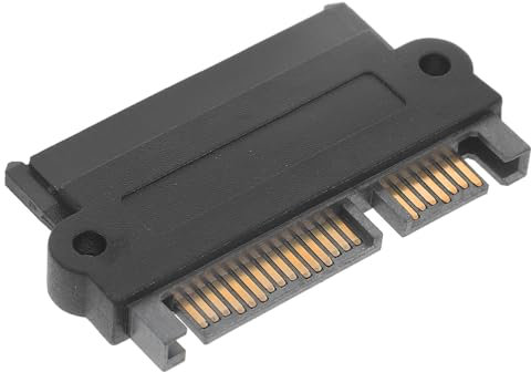 Holibanna Adattatore Sas per Server Dischi Rigidi Design Elegante Convertitore Plug-And-Play Trasferimento Affidabili Adattatore in Abs Colore Nero