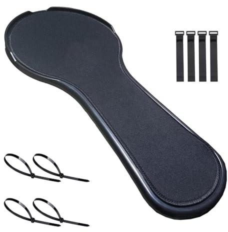 Elnwnnkc Accoudoir De Tapis Souris pour Chaise Bureau Plate-Forme Table Ergonomique Et Fixation Barrière Sécurisée Plate-Forme Souris Antidérapante avec Déflecteur