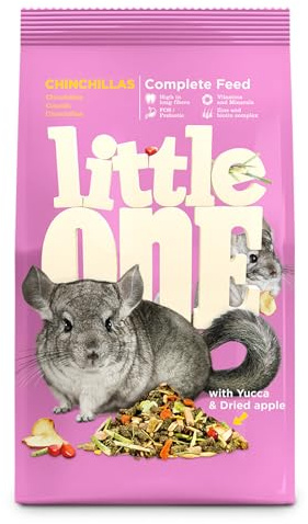 Little One helfoder för chinchillor i påse, 5-pack (5 x 400 g)