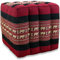 livasia Würfelkissen quadratisch - 40x40x40cm - Sitzhocker mit organischem Kapok, Sitzpouf, Lagerungswürfel viereckig, Bodenkissen Hocker Fußbank Fußhocker handgefertigt (Rot/Elefanten)
