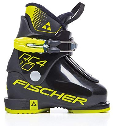 Fischer Sports RC4 10 Jr.Thermoshape Chaussures de Ski pour Enfant Mixte Jeunesse, Noir, 15.5
