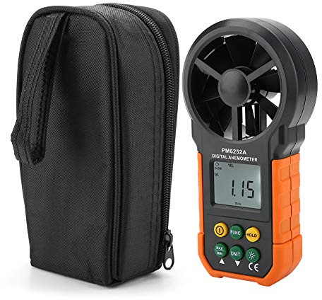 PM6252A Vindmätare med LCD-skärm för Vindsurfing, Hängglidning, Segling, Fiske
