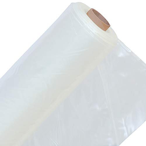 Ecosoul UV5 Film de serre de 8 m de largeur Film de serre pour tomates, serres, tomates, serres en film de jardin, résistant aux UV 200 microns (épaisseur 0,2 mm) Qualité professionnelle Vendu au