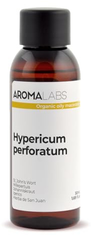 Millepertuis BIO (Hypericum perforatum) - 50 mL - Macérat Huileux Certifié Cosmos - Aroma Labs - Made in France