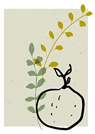 Komar Wandbild - Fruit du paradis - Größe: 50 x 70 cm - Poster, Kunstdruck, Dekoration, Wohnzimmer, Schlafzimmer