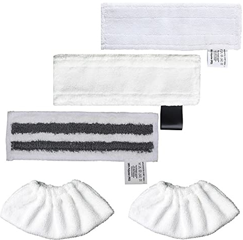 VOANZO 4PCS Steam Mop Pads Cleaning Pad Cover Compatible with Karcher Easyfix SC1 SC2 SC3 SC4 SC5 Steam Cleaner