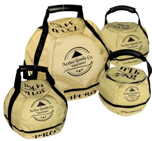 ActiveGoodsCo. Kettlebell Sandbag for fitness workout, different sizes 11Lb to 75lb. Visit to see the options… (May Vary, 1pack 20lb no weight)