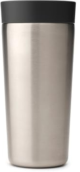 Brabantia - Make & Take Mug de voyage Light Grey (0.36L) étanche & Isotherme avec Couvercle Smart Click. Garde les Boissons Chaudes pendant 6 Heures & Froides pendant 8 Heures.