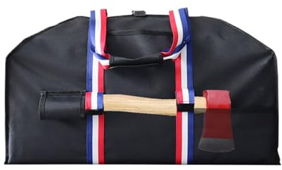 Wood Carrier - Waterproof Trolley with Axe and Handles | Tote in 600D Oxford Fabric for Camping Outdoor Barbecue Grill