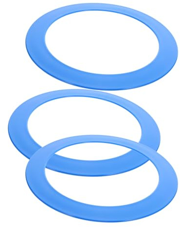 MOTHNUR 3 Piezas Anillos de Malabares Plásticos Resistentes al para Aire y Ejercicio Kit Portátil para Entrenamiento de Coordinación y Agilidad