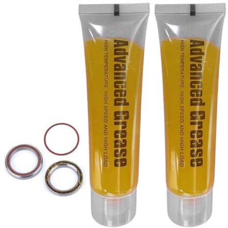 Grasso per ingranaggi ad alta temperatura - Lubrificante per cuscinetti in confezione da 2, Pasta antiruggine, Grasso per utensili professionale, Tubi compatti da 1,69 once | Manutenzione macchinari d