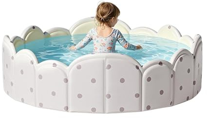 Bassin Pliable pour Chien Renforcée Non Gonflable | Piscine pour Chien Pour et Animaux, Plage, Extérieur, Intérieur, Été, , Parc