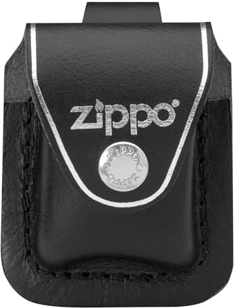 Zippo Pouch Loop Black Bolsa de Cuero