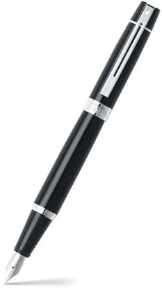 Sheaffer 300 Glanzlack schwarz Lack Füllfederhalter mit feiner Feder
