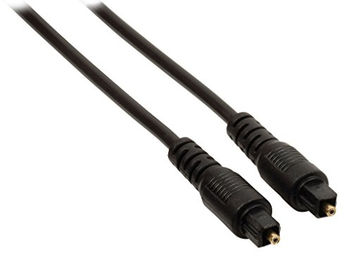 Valueline 1m Toslink Male to Male Digital Audio Cable - Black
