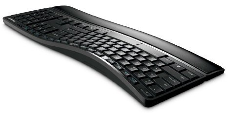 Microsoft Sculpt Comfort - Teclado (RF inalámbrico, Inalámbrico, Estándar, Negro, Monótono, 10m)