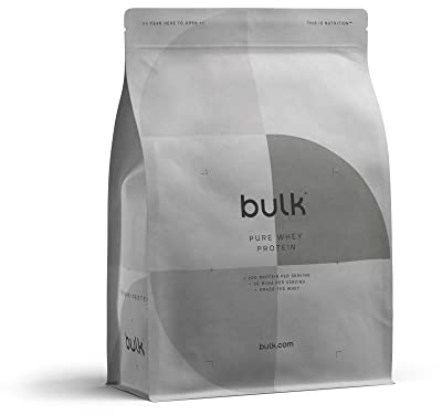 Bulk Pure Whey Protein Powder Shake, Strawberry, 2.5 kg, Packaging May Vary