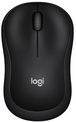 Logitech M220 Silent Optische 1000Dpi Wireless RF Beidhändig Holzkohle – Maus (RF Kabellos, Büro, Tasten Pressoirs, Rad, Optisch, 1000 DPI), Einfarbig