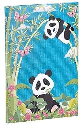 Rössler Kinder Briefpapier mit Umschlag | Geschenk für Mädchen und Jungen | Schreibset Kinder | Panda Motivpapier | Briefpapier Mädchen und Jungen | 185 x 260 x 9mm | 1 Stück | Motiv: Panda