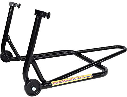 Kern Montageständer Motorrad Ständer Motorradheber Profi Rundrohr Grund-Montageständer 2045SW schwarz, Unisex, Multipurpose, Ganzjährig, Stahl