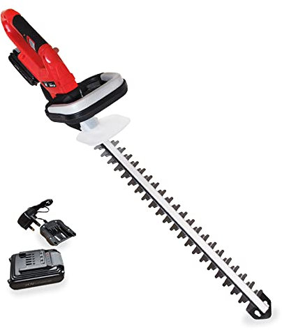 Hedge Trimmer Cordless RocwooD Electric Cutter 20V 52cm Battery And Charger Trimming Easy Cut Pro Lightweight Garden Handheld Cutter Safety Blade Guard