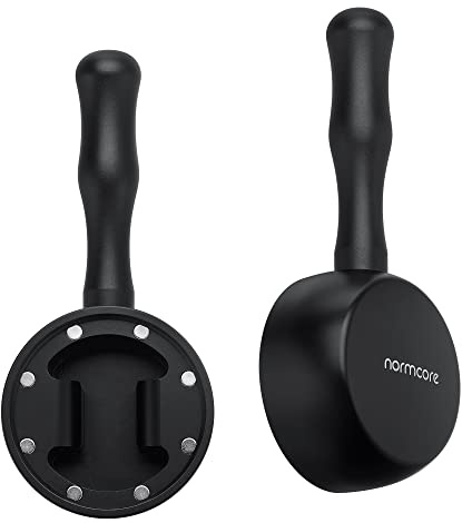 Normcore Snap-on Magnets Steam Lever V2 - Demontagefreier Dampfhebel passend für Breville Sage Barista Pro BES878BSS Espressomaschinen - Eloxiertes Aluminium mit 8 Neodym-Magneten, Schwarz